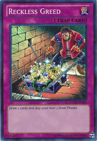 Reckless Greed - LCYW-EN285 - Super Rare - Unlimited available at 401 Games Canada