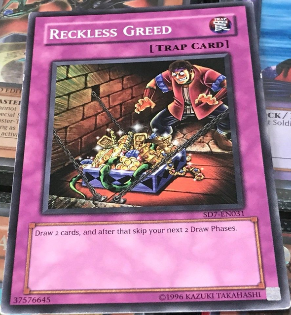 Reckless Greed - SD7-EN031 - Common - Unlimited available at 401 Games Canada