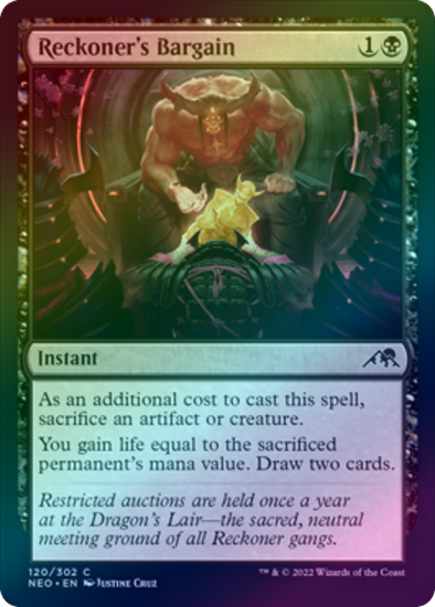 401 Games Canada - Reckoner's Bargain (NEO) (Foil) 401 Games Canada - Reckoner's Bargain (NEO) (Foil)