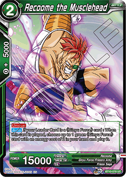 Recoome the Musclehead - BT10-078 - Uncommon (FOIL) (Reprint) available at 401 Games Canada