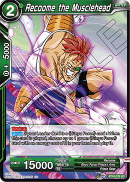 Recoome the Musclehead - BT10-078 - Uncommon available at 401 Games Canada