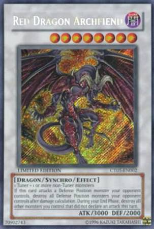 Red Dragon Archfiend - CT05-EN002 - Secret Rare - Limited Edition available at 401 Games Canada