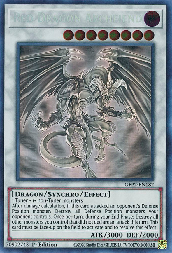 Red Dragon Archfiend - GFP2-EN182 - Ghost Rare - 1st Edition available at 401 Games Canada