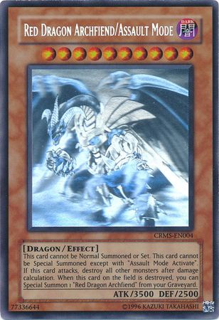 Red Dragon Archfiend/Assault Mode - CRMS-EN004 - Ghost Rare - Unlimited available at 401 Games Canada