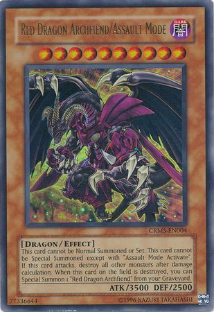 Red Dragon Archfiend/Assault Mode - CRMS-EN004 - Ultra Rare - Unlimited available at 401 Games Canada