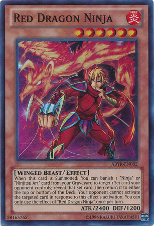 Red Dragon Ninja - ABYR-EN082 - Super Rare - Unlimited available at 401 Games Canada
