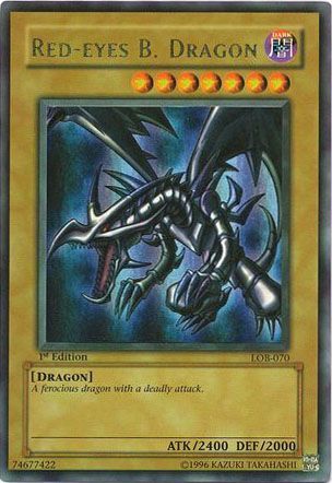 Red-Eyes B. Dragon - LOB-070 - Ultra Rare - 1st Edition available at 401 Games Canada