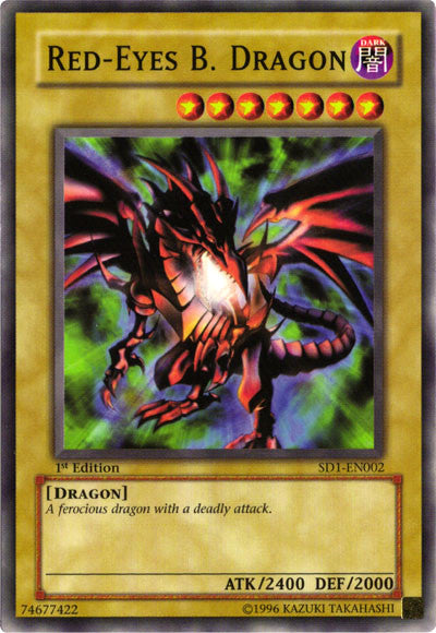 Red-Eyes B. Dragon - SD1-EN002 - Common - 1st Edition available at 401 Games Canada
