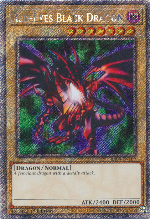 Red-Eyes Black Dragon (4th Art) (Platinum Secret Rare) - RA04-EN109 - Platinum Secret Rare - 1st Edition