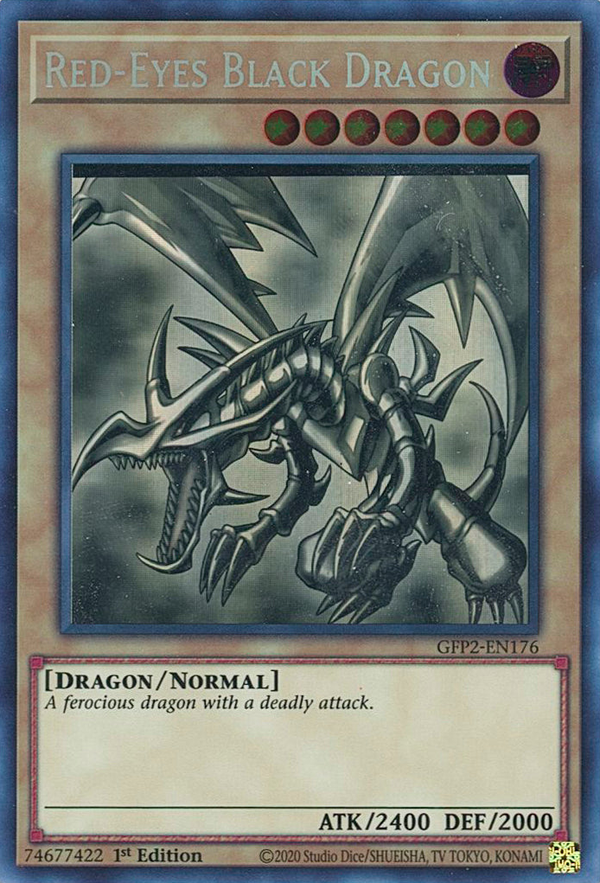 Red-Eyes Black Dragon - GFP2-EN176 - Ghost Rare - 1st Edition available at 401 Games Canada