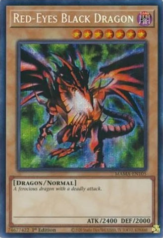 Red-Eyes Black Dragon - MAMA-EN105- Secret Pharaoh's Rare - 1st Edition available at 401 Games Canada