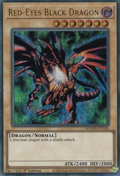 Red-Eyes Black Dragon - MAMA-EN105- Ultra Pharaoh's Rare - 1st Edition available at 401 Games Canada