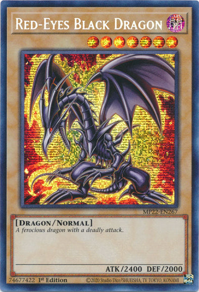 Red-Eyes Black Dragon - MP22-EN267 - Prismatic Secret Rare - 1st Edition available at 401 Games Canada