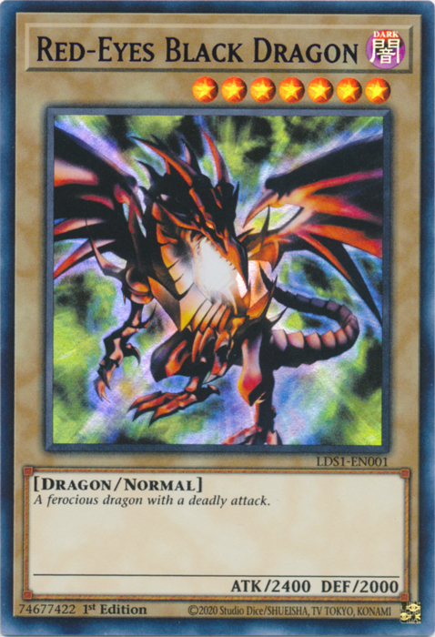 Red-Eyes Black Dragon (Purple) - LDS1-EN001 - Ultra Rare - 1st Edition available at 401 Games Canada