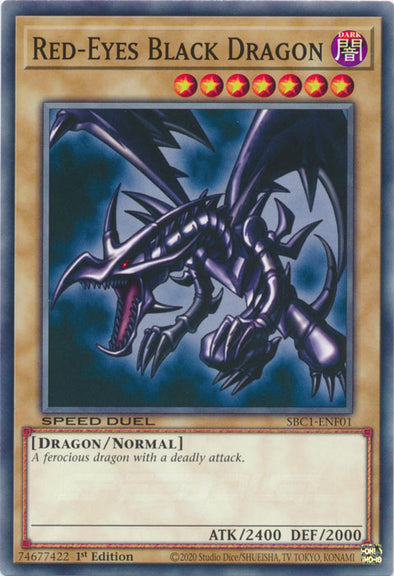 Red-Eyes Black Dragon - SBC1-ENF01 - Common - 1st Edition available at 401 Games Canada