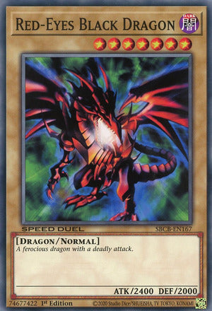 Red-Eyes Black Dragon - SBCB-EN167 - Common - 1st Edition available at 401 Games Canada