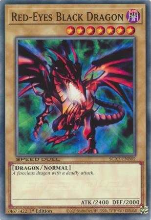Red-Eyes Black Dragon - SGX3-ENB02 - Common - 1st Edition available at 401 Games Canada