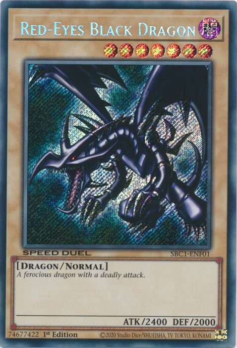 Red-Eyes Black Dragon (Secret Rare) - SBC1-ENF01 - Secret Rare - 1st Edition available at 401 Games Canada