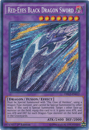 Red-Eyes Black Dragon Sword - DRL2-EN012 - Secret Rare - 1st Edition available at 401 Games Canada