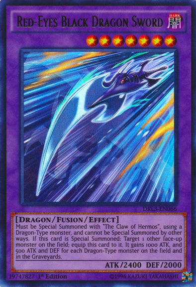 Red-Eyes Black Dragon Sword - DRL3-EN066 - Ultra Rare - 1st Edition available at 401 Games Canada