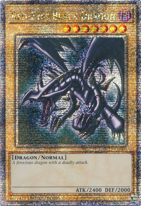 Red-Eyes Black Dragon - TN23-EN003 - Quarter Century Secret Rare - Limited Edition available at 401 Games Canada