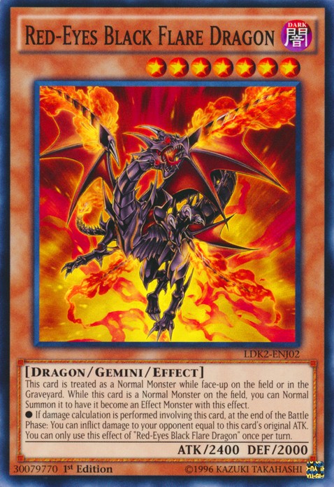 Red-Eyes Black Flare Dragon - LDK2-ENJ02 - Common - 1st Edition available at 401 Games Canada