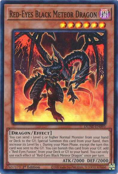 Red-Eyes Black Meteor Dragon - DUNE-EN095 - Super Rare - 1st Edition available at 401 Games Canada