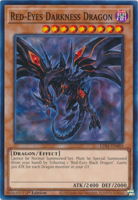 Red-Eyes Darkness Dragon - LDS1-EN003 - Common - 1st Edition available at 401 Games Canada