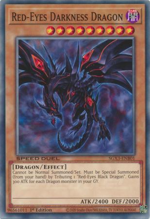 Red-Eyes Darkness Dragon - SGX3-ENB01 - Common - 1st Edition available at 401 Games Canada