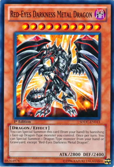 Red-Eyes Darkness Metal Dragon - SDDC-EN013 - Common - 1st Edition available at 401 Games Canada