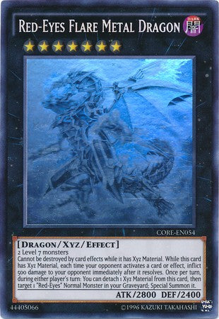 Red-Eyes Flare Metal Dragon - CORE-EN054 - Ghost Rare - Unlimited available at 401 Games Canada