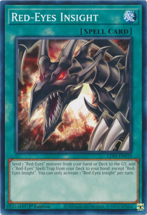 Red-Eyes Insight - LDS1-EN019 - Common - 1st Edition available at 401 Games Canada
