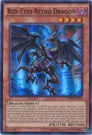 Red-Eyes Retro Dragon - BOSH-EN095 - Super Rare - Unlimited available at 401 Games Canada