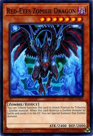 Red-Eyes Zombie Dragon - SR07-EN005 - Common - 1st Edition available at 401 Games Canada