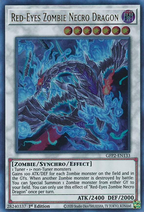 Red-Eyes Zombie Necro Dragon - GFP2-EN133 - Ultra Rare - 1st Edition available at 401 Games Canada