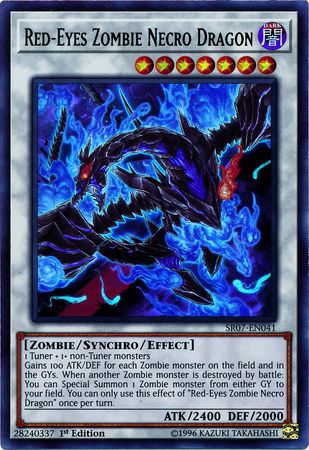 Red-Eyes Zombie Necro Dragon - SR07-EN041 - Ultra Rare - 1st Edition available at 401 Games Canada