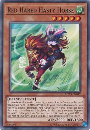 Red Hared Hasty Horse - MP19-EN017 - Common - Unlimited available at 401 Games Canada