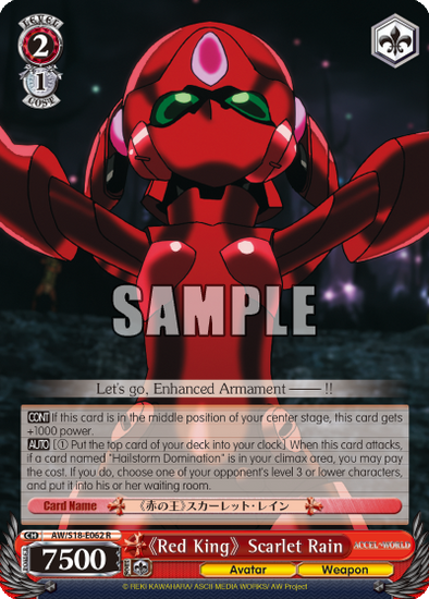 Red King Scarlet Rain - AW/S18-E062 - Rare available at 401 Games Canada