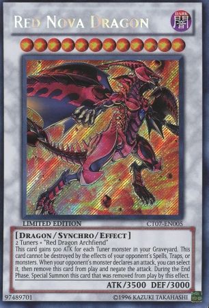 Red Nova Dragon - CT07-EN005 - Secret Rare - Limited Edition available at 401 Games Canada