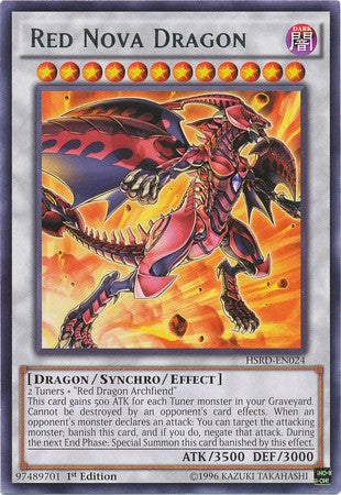 Red Nova Dragon - HSRD-EN024 - Rare - 1st Edition available at 401 Games Canada