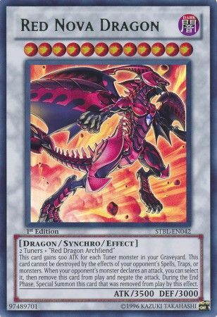 Red Nova Dragon - STBL-EN042 - Ultra Rare - 1st Edition available at 401 Games Canada
