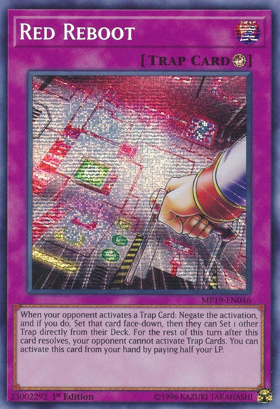 Red Reboot - MP19-EN046 - Prismatic Secret Rare - 1st Edition available at 401 Games Canada