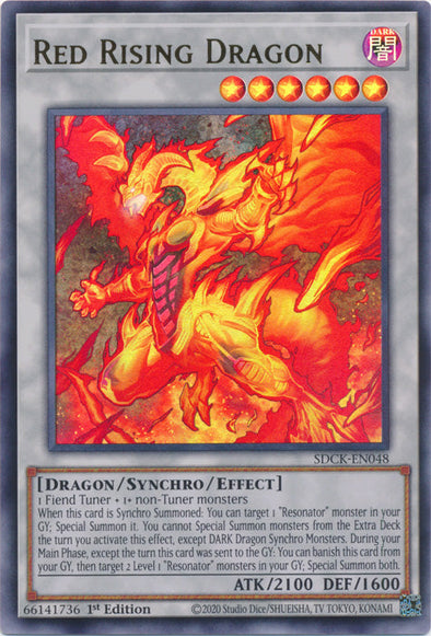 Red Rising Dragon - SDCK-EN048 - Ultra Rare - 1st Edition available at 401 Games Canada