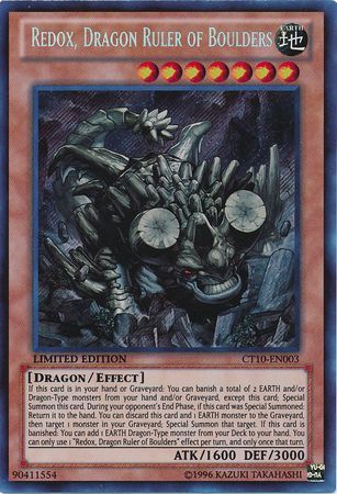 Redox, Dragon Ruler of Boulders - CT10-EN003 - Secret Rare - Limited Edition available at 401 Games Canada