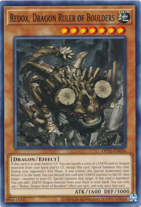 Redox, Dragon Ruler of Boulders - OP25-EN016 - Common - Unlimited