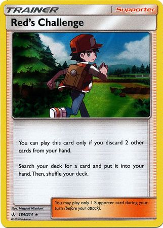 Red's Challenge - 184/214 - Holo Rare available at 401 Games Canada