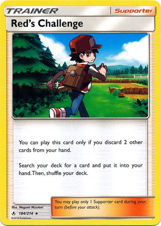 Red's Challenge - 184/214 - Rare - Theme Deck Exclusive available at 401 Games Canada