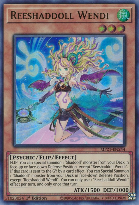Reeshaddoll Wendi - MP21-EN244 - Ultra Rare - 1st Edition available at 401 Games Canada