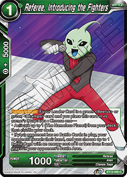 Referee, Introducing the Fighters - BT16-066 - Common (Foil) available at 401 Games Canada