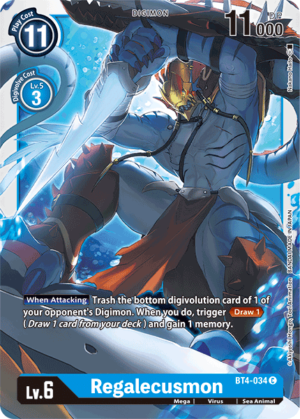 Regalecusmon - BT4-034 - Common available at 401 Games Canada